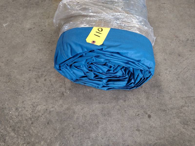 lot 110 image: Shore Station Blue Vinyl Boat Lift ...