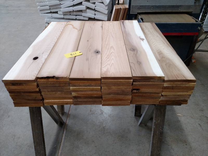 lot 118 image: (59) pcs. Cedar Precut replacement ...
