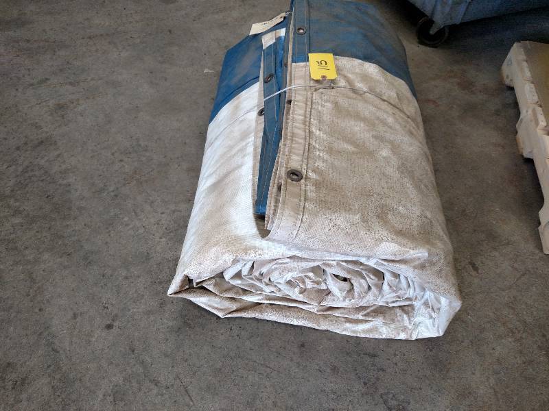 lot 115 image: Boat House Tarp, Approx. 2610 x 3...
