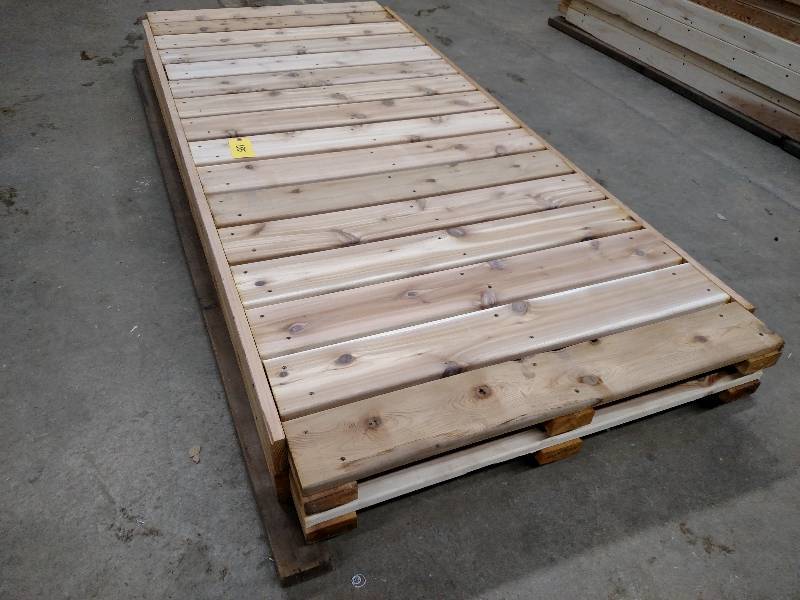 lot 135 image: (2) New Cedar Dock Decks, 42 x 8,...