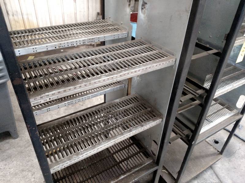 lot 137 image: Shelf Unit, 57.5 tall x 26.5 deep...