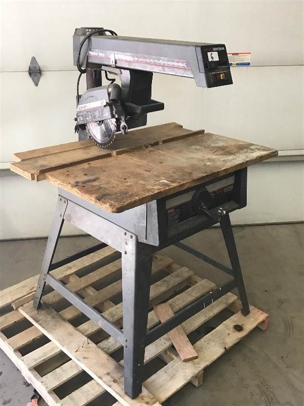 lot 6 image: Craftsman Radial Arm Saw