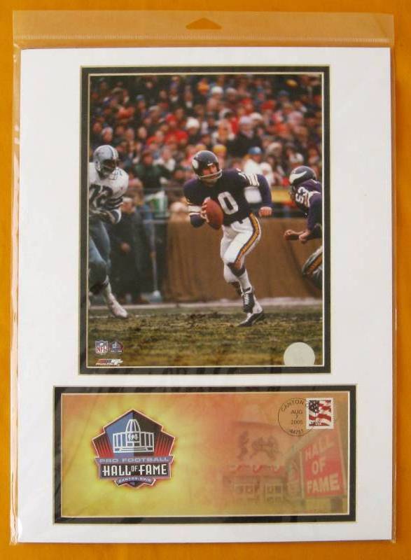 lot 44 image: Minnesota Vikings Football Memorabilia