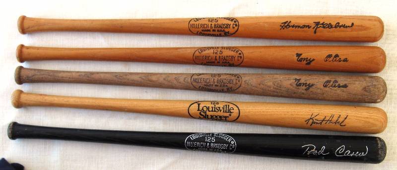 Signed Baseball Bats, Collectible Baseball Bats