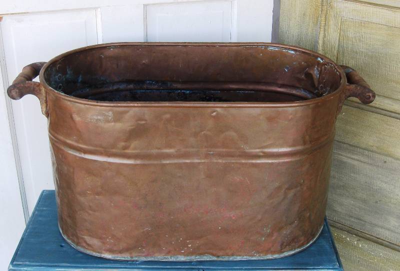 lot 64 image: Antique Copper Boiler