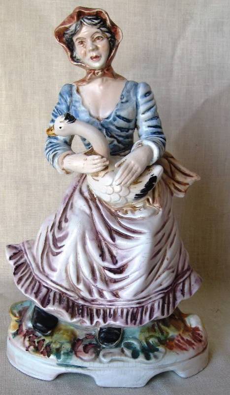 lot 103 image: (5) Porcelain Bisque Figurines