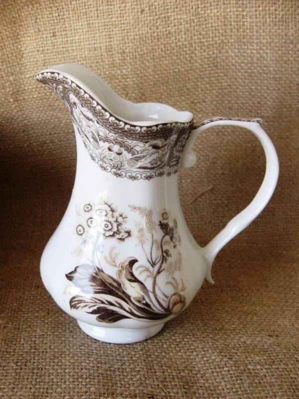 lot 143 image: Vintage, Brown Transferware Lot #3