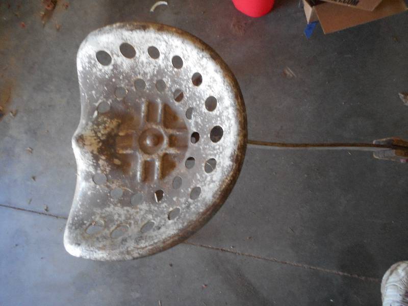 ANTIQUE TRACTOR SEAT