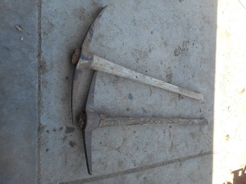2 PICK AXES