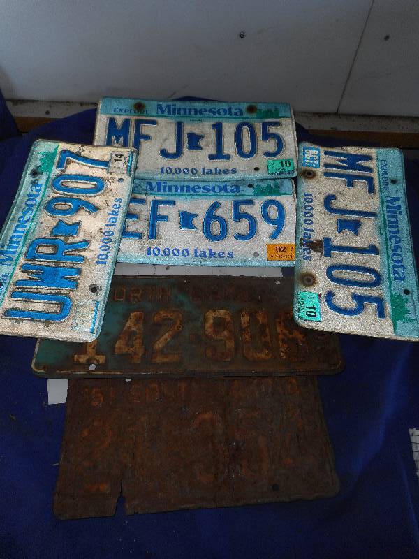 COLLECTIBLE LICECES PLATES