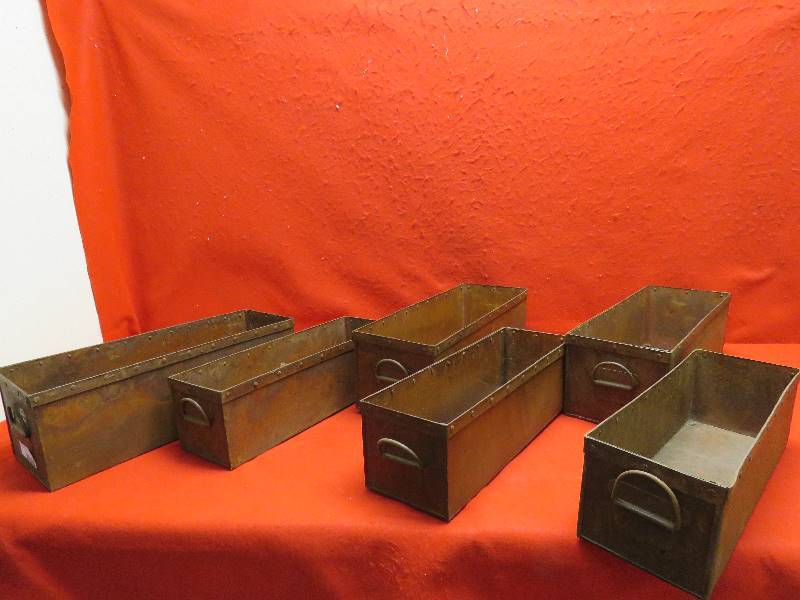 lot 91 image: Vintage Metal Containers
