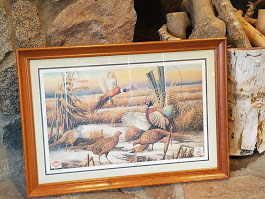 lot 4 image: Schmidt Beer Heritage Series 1987,Northwest Intruder Wildlife print