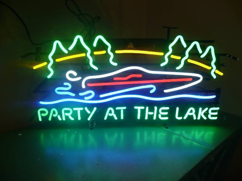 Party At The Lake - 32 by 17 - In Box