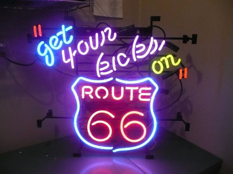 Get Your Kicks On 66 - 28 by 15 - In Box