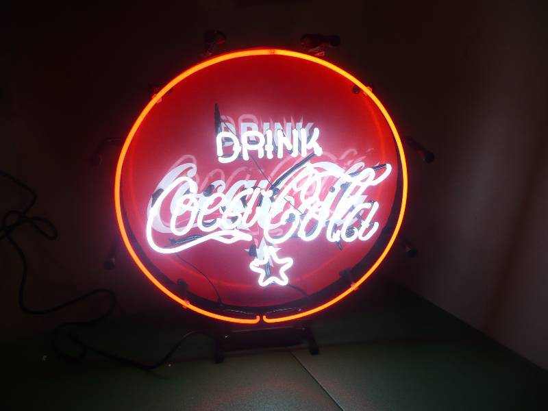 Coke Neon - 20 by 20 - Used In Box
