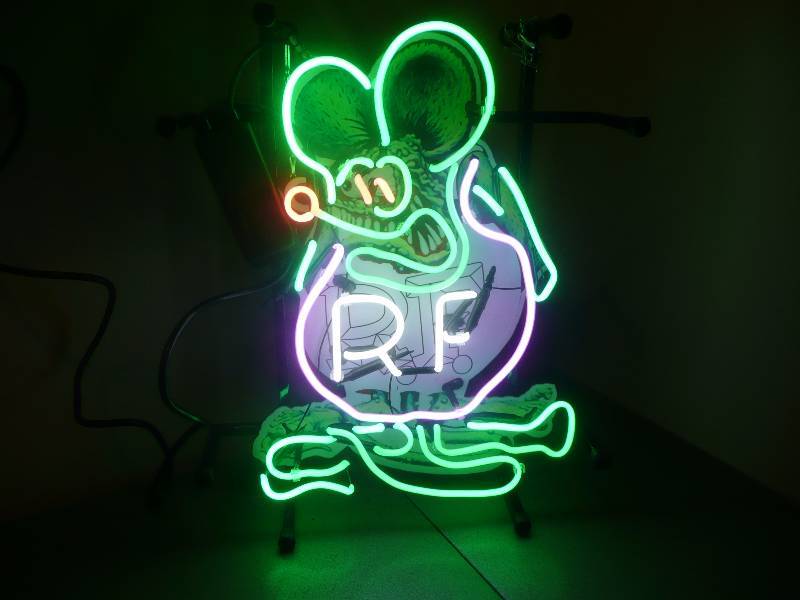Rat Fink Neon - 15 by 22 - New In Box