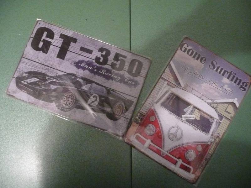 Metal Signs - All New In Wrapper - GT - VW - See Pictures