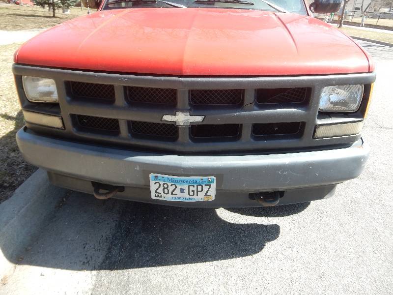 1993 Chevy 1500 4 Wheel Drive with Tool Box