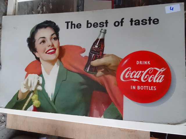 Vintage Coca Cola sign