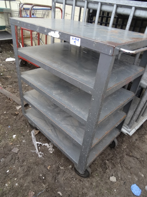 lot 9 image: 5 tier heavy duty cart. 20 x 30 x 3...