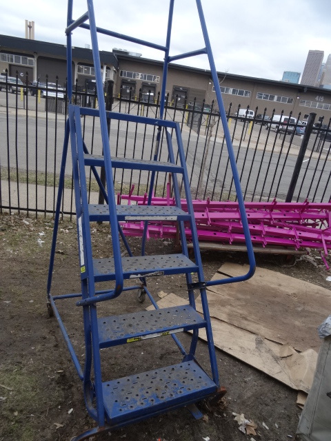 lot 13 image: 6 step portable warehouse stairs. F...