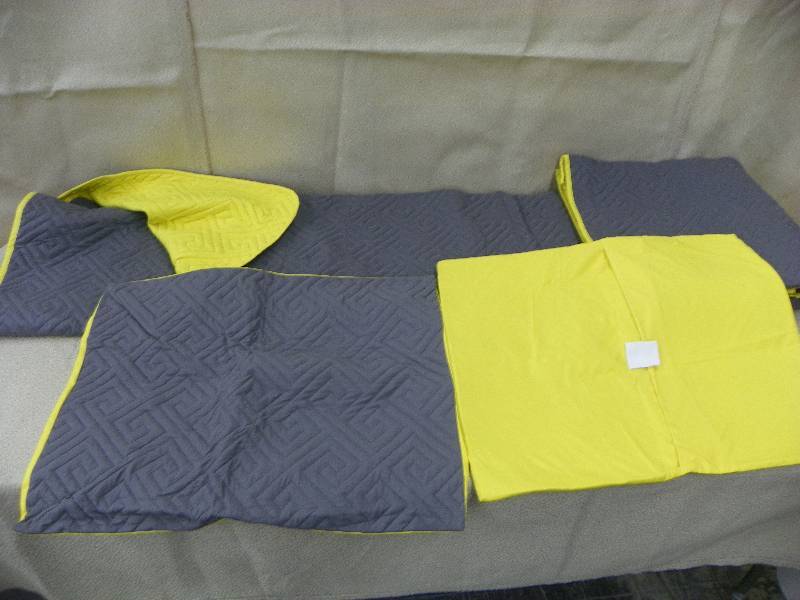 ALC REVERSIBLE COMFORTER GreyYellow FullQueen