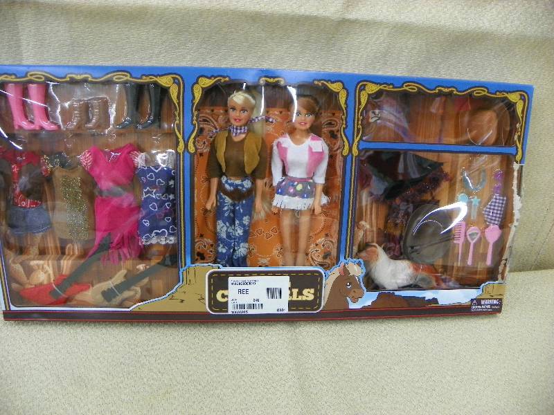 2 Western Cowgirls with Outfit
