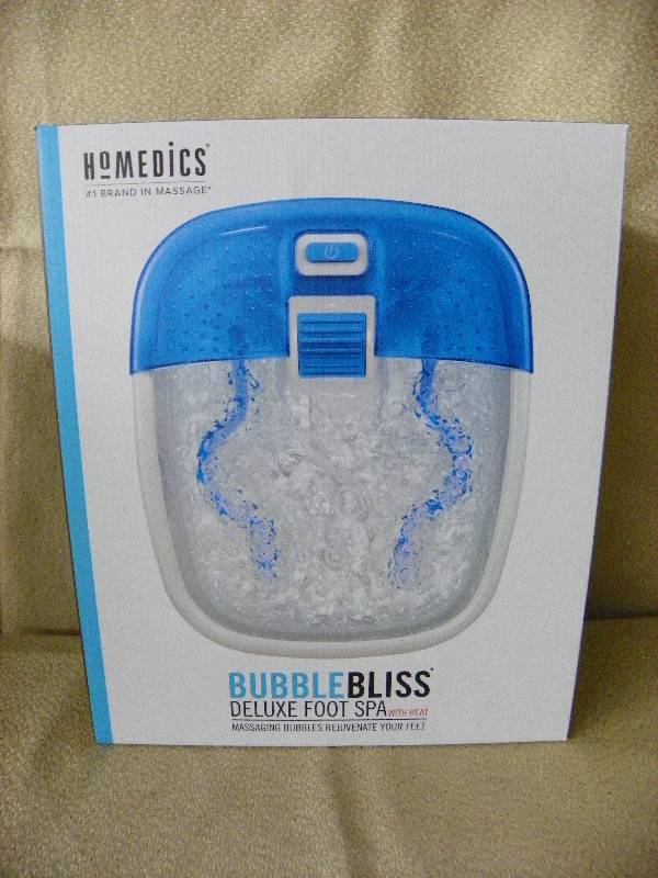 Bubble Bliss Foot Bubbler wHeat