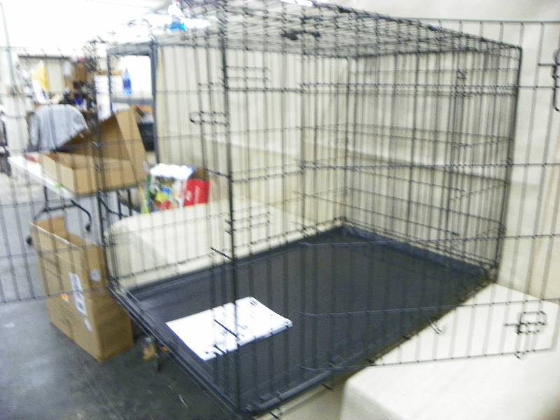PETMAKER X-Large 2 Door Foldable Black X Large