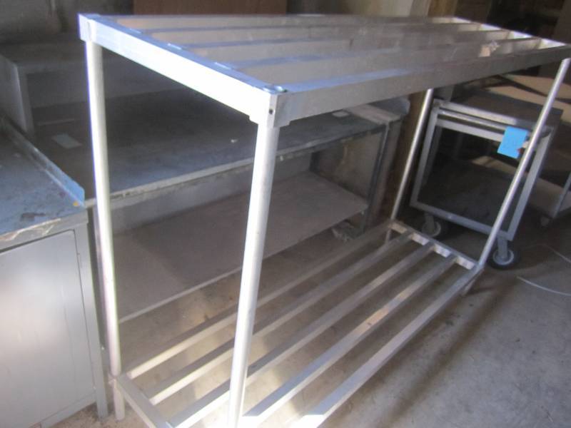 lot 31 image: New Age NSF aluminum shelf...