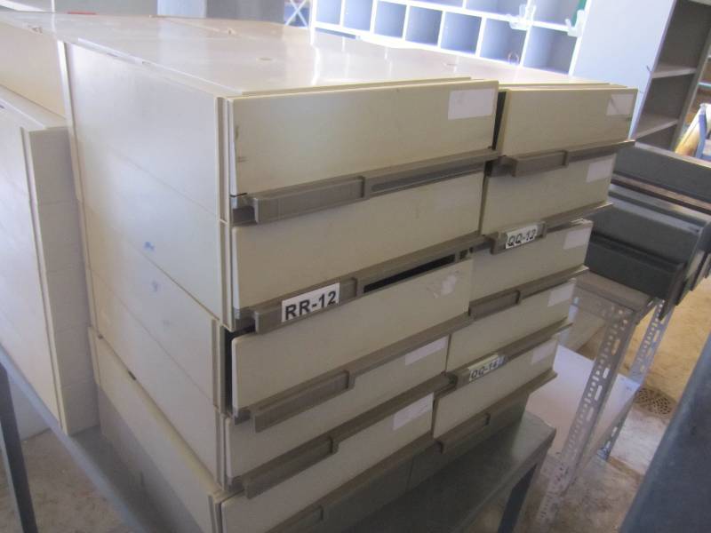 lot 41 image: Plastic sorting drawer set...