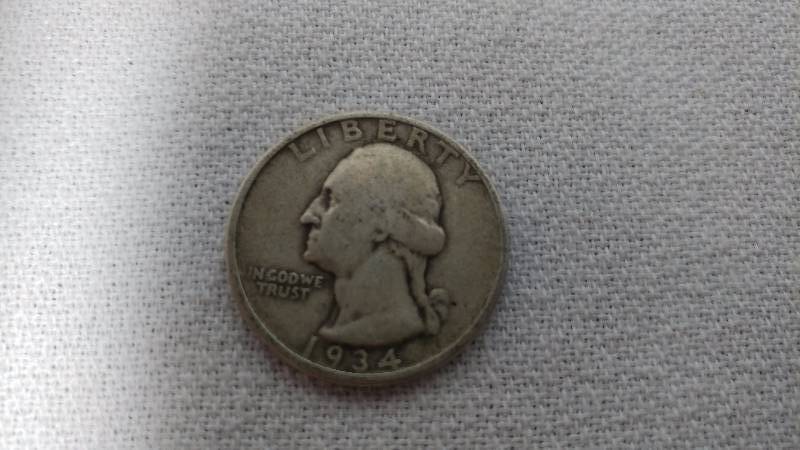 1934 WASHINGTON QUARTER (SILVER)