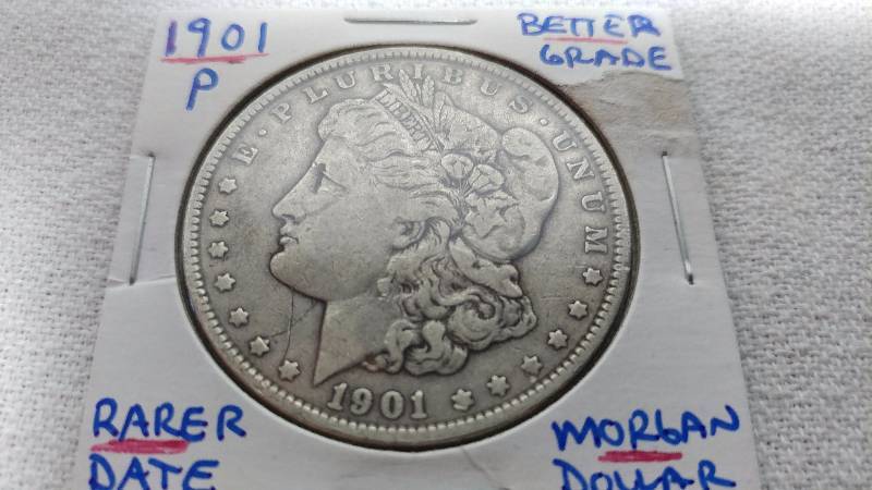 1901-P MORGAN SILVER DOLLAR