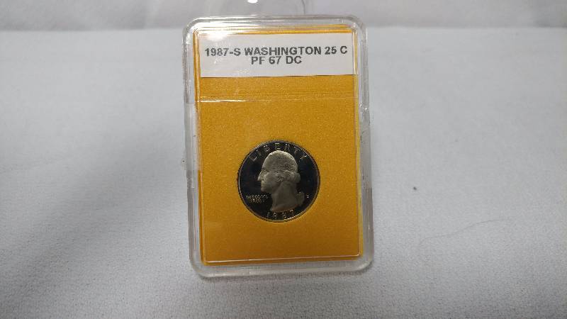 1987 S WASHINGTON QUARTER PROOF