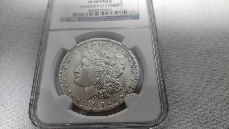 1887-O MORGAN SILVER DOLLAR