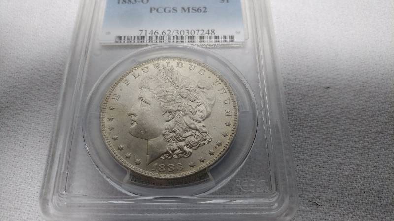 1883-O MORGAN SILVER DOLLAR - (PCGS MS62)