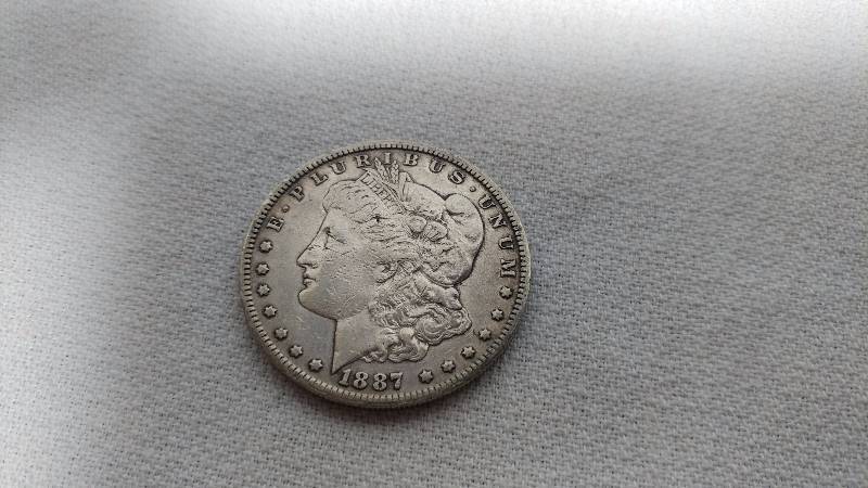 1887-S MORGAN SILVER DOLLAR