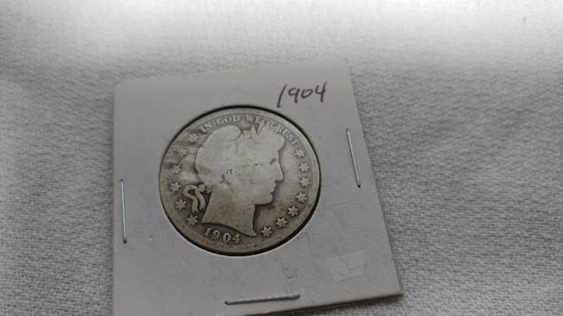 1904 BARBER HALF DOLLAR