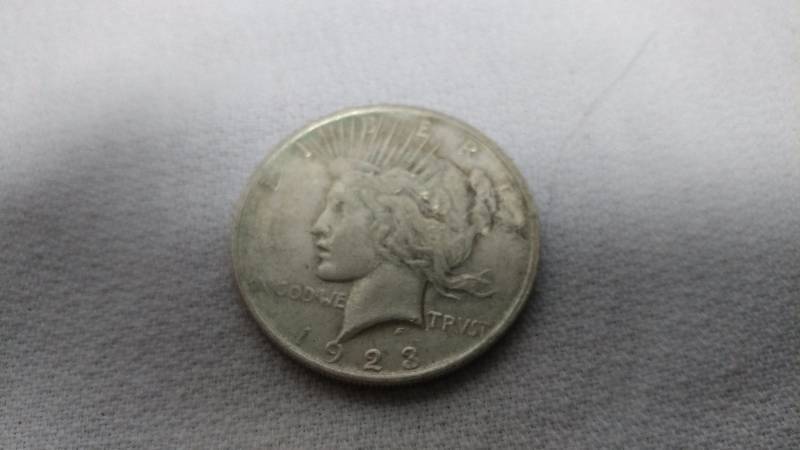 1923 PEACE SILVER DOLLAR