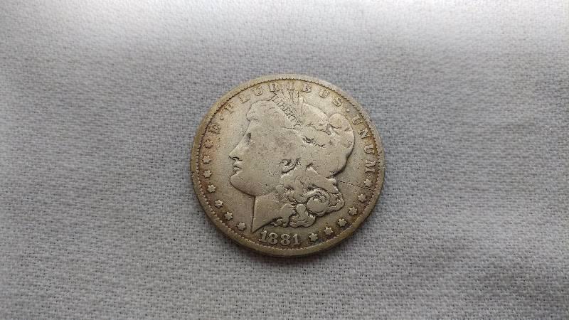 1881-O MORGAN SILVER DOLLAR
