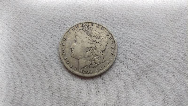 1890-O MORGAN SILVER DOLLAR