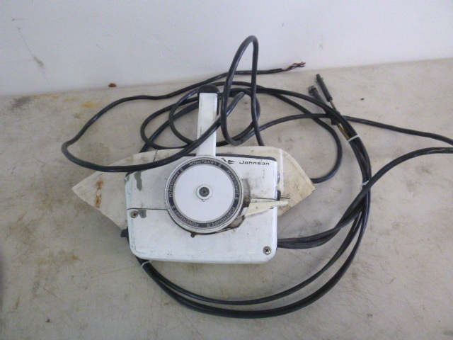 lot 62 image: Johnson Outboard Motor Controls