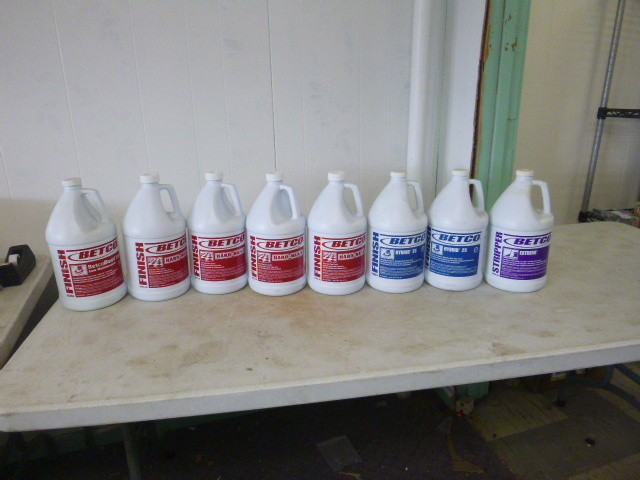 lot 76 image: 7 Gallons of Floor Finish