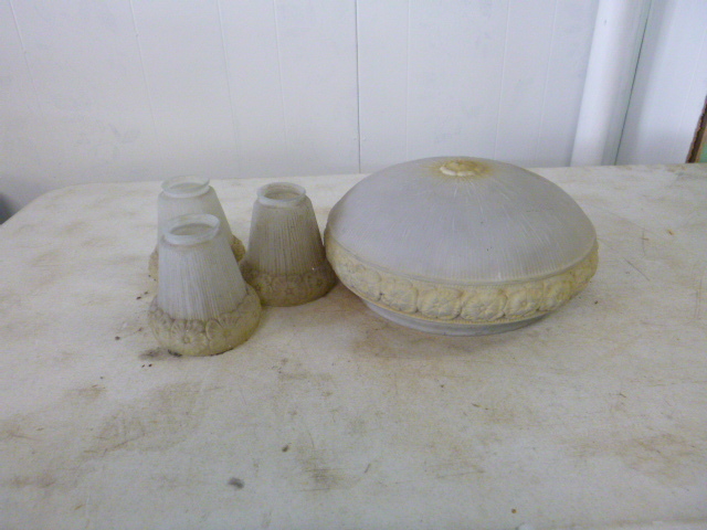 lot 84 image: Vintage Light Covers