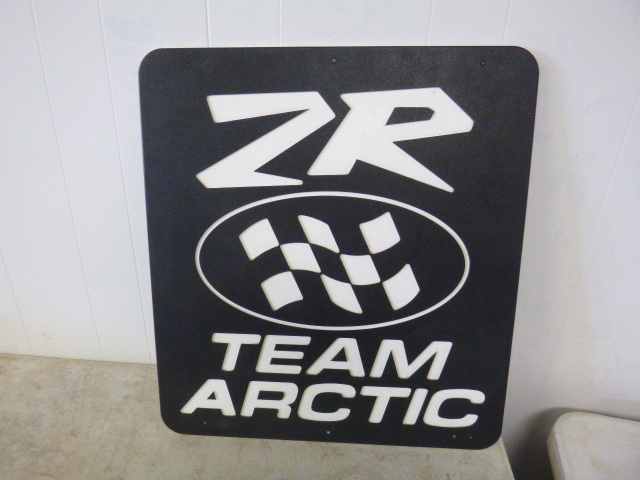 lot 117 image: Team Arctic ZR Sign