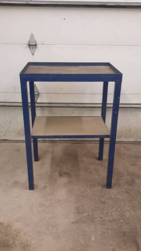 Metal framed work stand