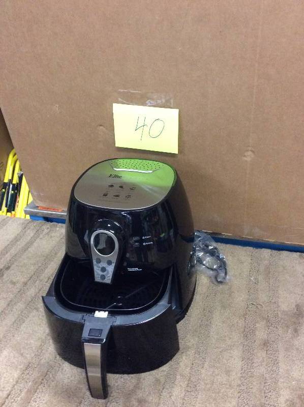 lot 40 image: Elite Digital Fryer 3.2 Quart
