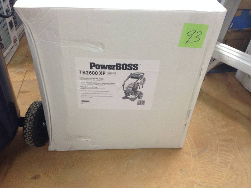 lot 93 image: Troy Bilt Gasoline Pressure Washer TB 2600 XP Honda Engine on PopScreen New