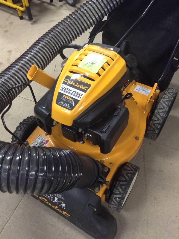 lot 94 image: Cub Cadet CSV 050 Chipper Shredder Vacuum in Glasgow used in like new condition