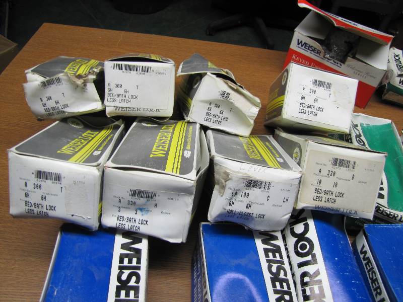 25 for sure boxes of New Door Knobs  Handles